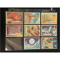 (8) Vintage Target Moon Non Sports Space Cards