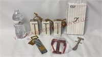 "T" Napkins, Bottle Opener, Spreader & Ornaments