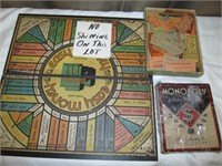 2pc Vintage Board Games - Monopoly / Easy Money