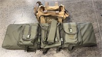 TACTICAL RIFLE CASE W/ 2 BAGS