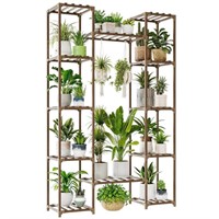 Bamworld Tall Plant Stand Indoor Large Shelf