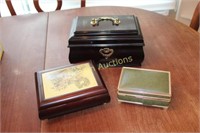 3 Jewellery Boxes