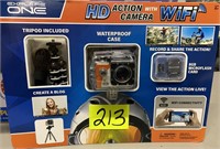 Explore one HD action camera with Wi-Fi