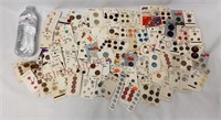 Vintage Fashion / Sewing Buttons on Cards