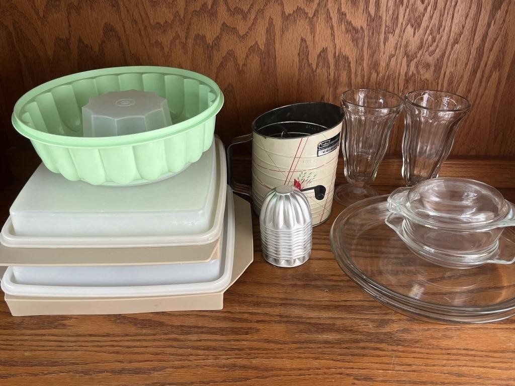 Jello Mold, Square Plastic Molds, Sifter, & more