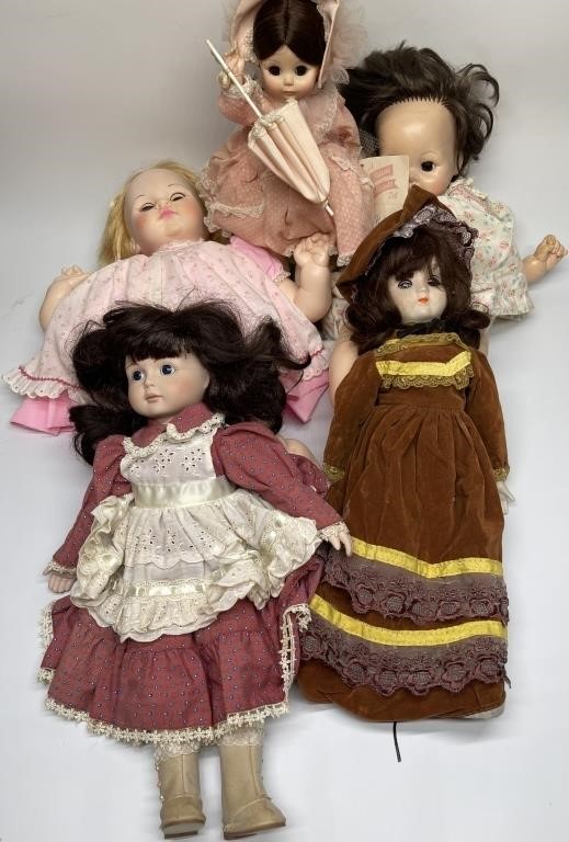 (5) Selection of Dolls, as pictured