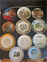 11 Vintage Plates