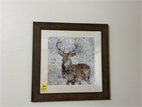 Framed Deer Picture