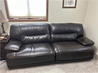 Nice Reclining Leather Couch