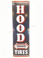 Vintage Porcelain & Metal Hood Advertising Sign