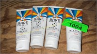 4ct. Bare Republic Face Sunscreen Lotion, 70SPF