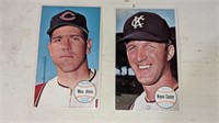 2 1964 Topps Giant Baseball Cards #45 & 46