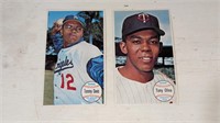 2 1964 Topps Giant Baseball Cards #43 & 44