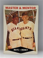 1960 Topps #7 Willie Mays HOF Giants Master Mentor