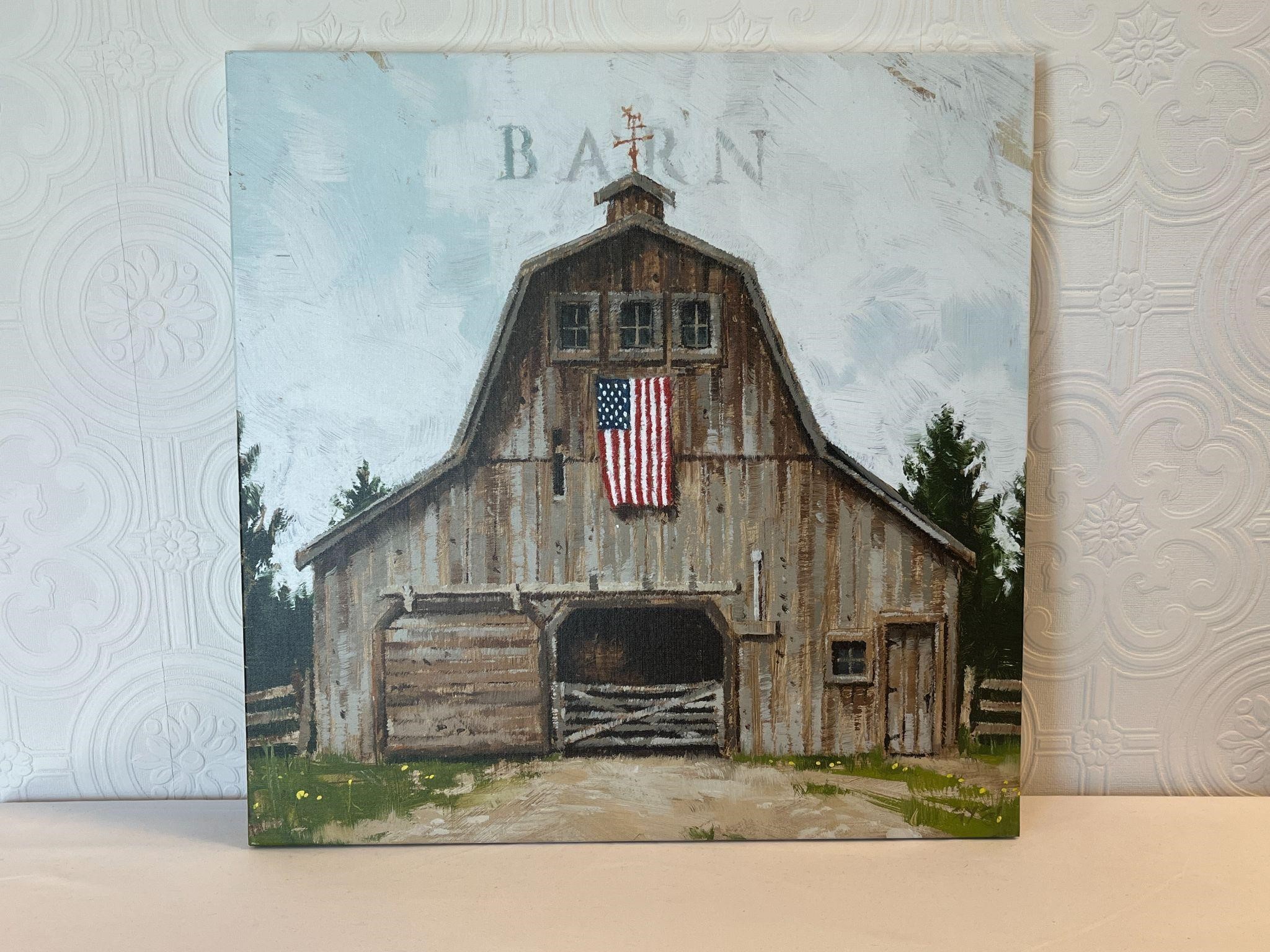 New Giclee Painting of a Barn