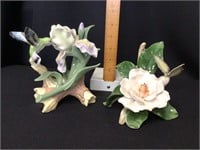 Ceramic Floral Figurines