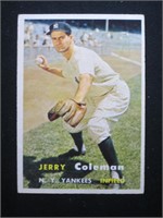 1957 TOPPS #192 JERRY COLEMAN YANEKEES