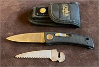 Gerber Folding Lock Blade w/Case & Extra Blade
