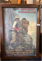 Remington Rifle Advertising Print