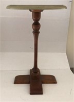 Small Wood Table Stand 24” H x 16” R