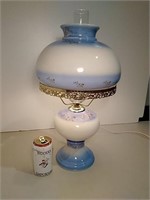 2-Tier Porcelain Lamp- Crack To Top Globe