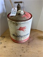 Vintage Mobilgrease 40lb Can