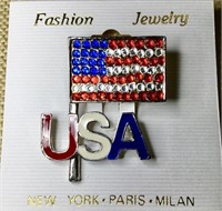 OF) USA pin/brooch 1.5 inches x 1.75 inches