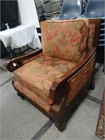 Large Chair with Woven Sides