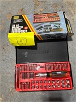 New 50 piece magnetic ratchet driver socket set