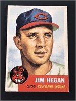 1953 Topps Jim Hegan Card #80 Indians