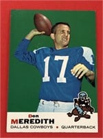 1969 Topps Don Meredith Card #75 Dallas Cowboys