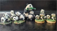 Panda Bear Figurine Collection