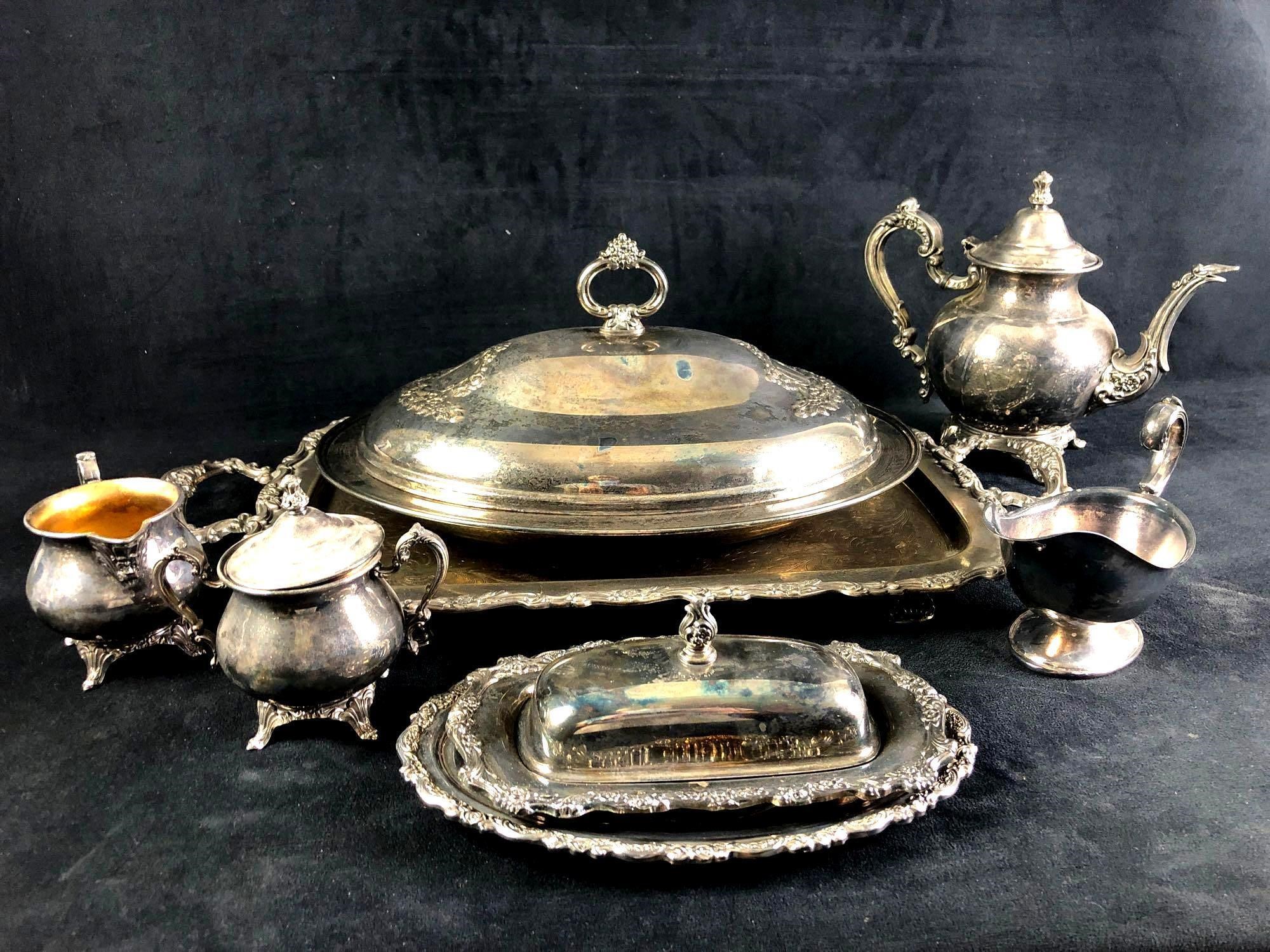 Oneida Silver Plate dining set
