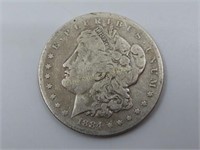 1884-S Morgan Silver Dollar ***TAX EXEMPT***