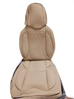 HUANGXIN 2Pcs Nappa Leather Car Seat