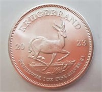 2023 1 oz .999 Silver Coin Krugerrand