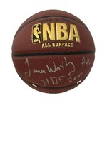 James Worthy Signed Basketball