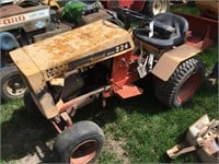 Case 224 garden tractor, no engine or deck.