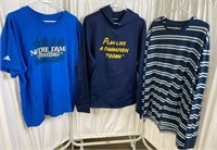 3 Mens Shirts. Notre Dame Football 2011