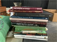 lot of photography books, etc.