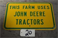 Heavy Metal John Deere Sign