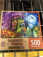 Sealed 500pc Puzzle Halloween Terrors