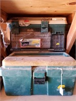 (4) Large Tackle Boxes With Contents