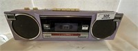 Vintage Panasonic Purple FM-AM Radio, Cassette