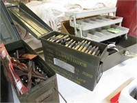 AMMO BOX W/ 30 CAL ARMOR PEIRCING ON MACH.GUN CLIP