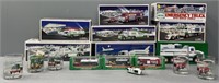 Hess Trucks; Boxed & Glass Tumblers Lot