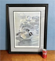 Signed & Numbered Duck Framed Art by Joshua