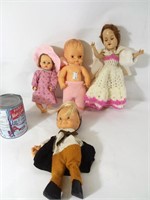 4 poupées dont 2 Regal Made in Canada - Dolls