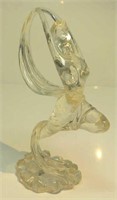 LUCITE DANCING WOMAN FIGURINE