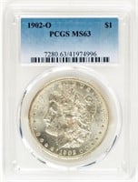 Coin 1902-O Morgan Silver Dollar PCGS MS63